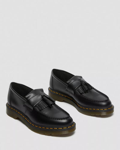 Noir & Blanc Loafers m. gul syning - Sort